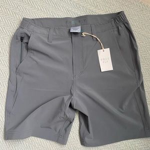 Mens grey freefly utility shorts
